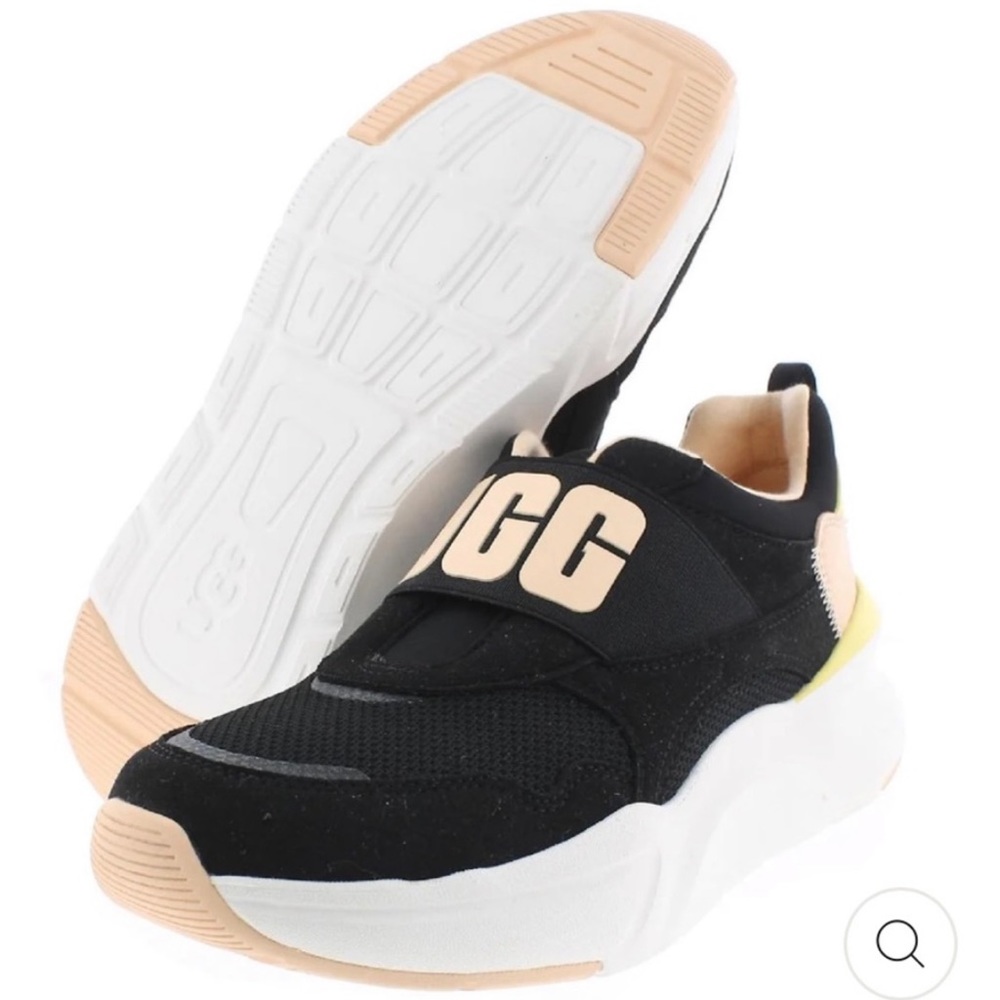 NEW! UGG LA Flex Womens training shoes, size 8, pink/black